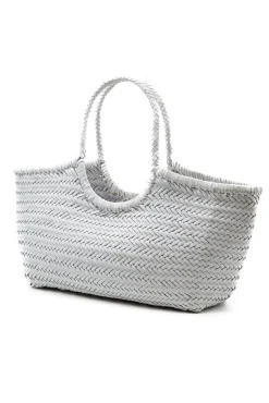 Dragon Diffusion Nantucket Large Woven Leather Tote