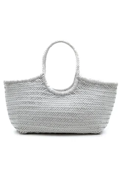 Dragon Diffusion Nantucket Large Woven Leather Tote