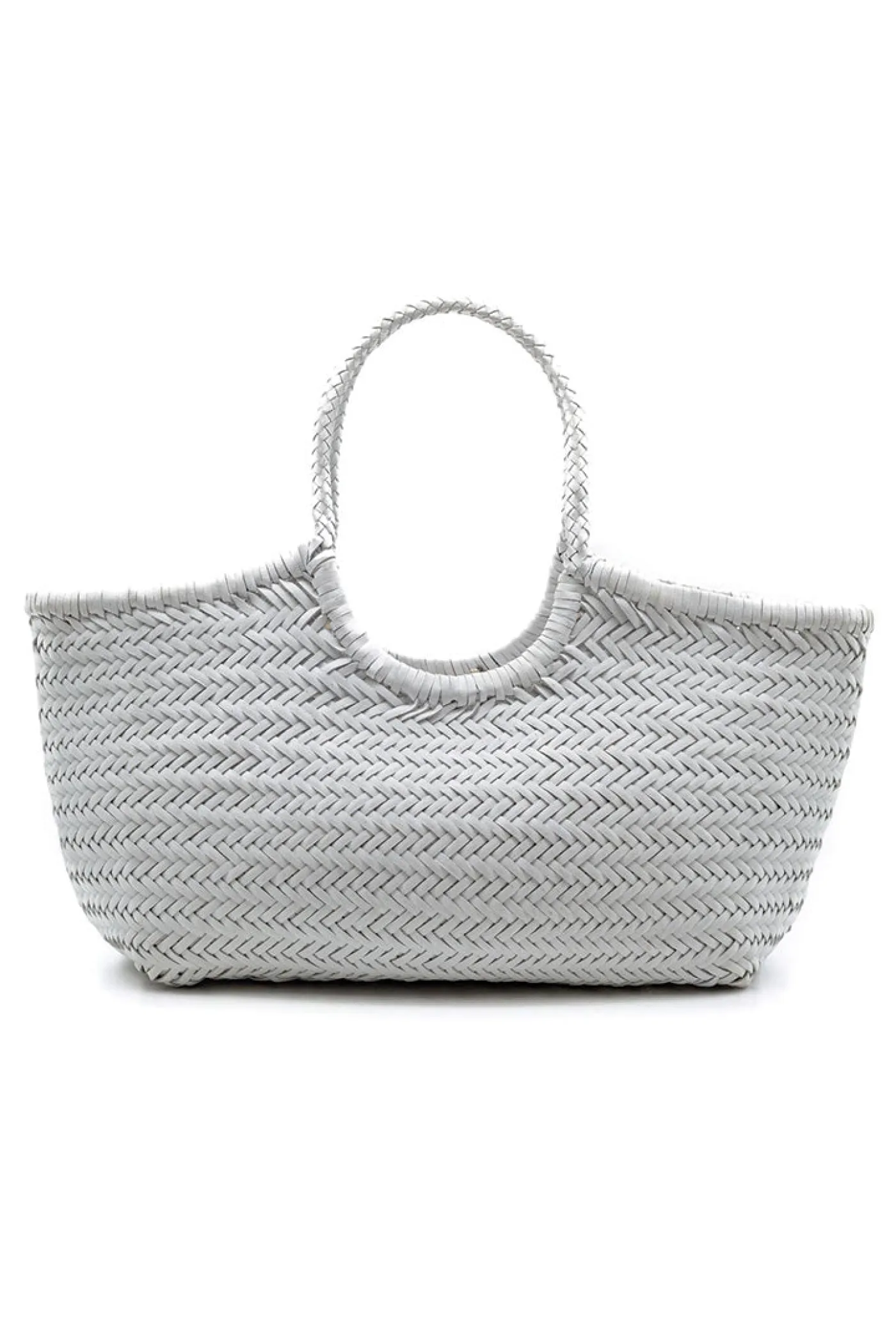 Dragon Diffusion Nantucket Large Woven Leather Tote