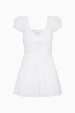 Edena Cotton Victorian Mini Dress