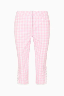 Elarose Gingham Capri Pant
