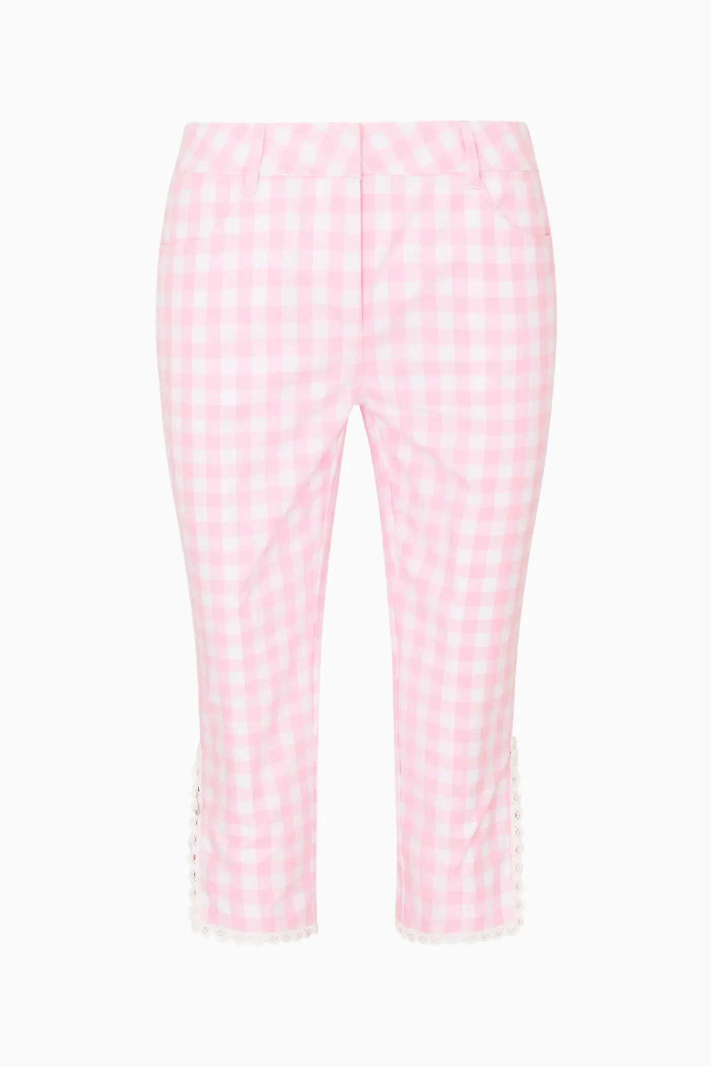 Elarose Gingham Capri Pant