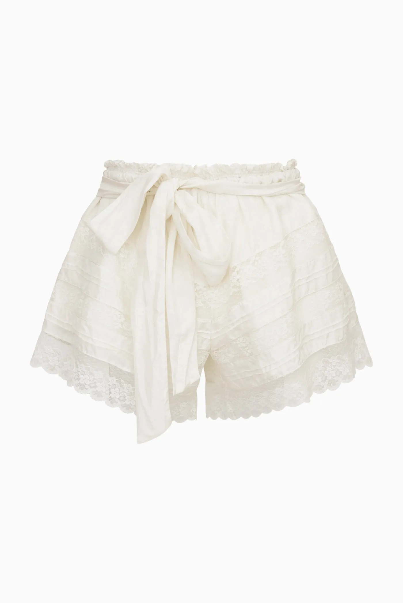 Emanuela Silk Lace Shorts