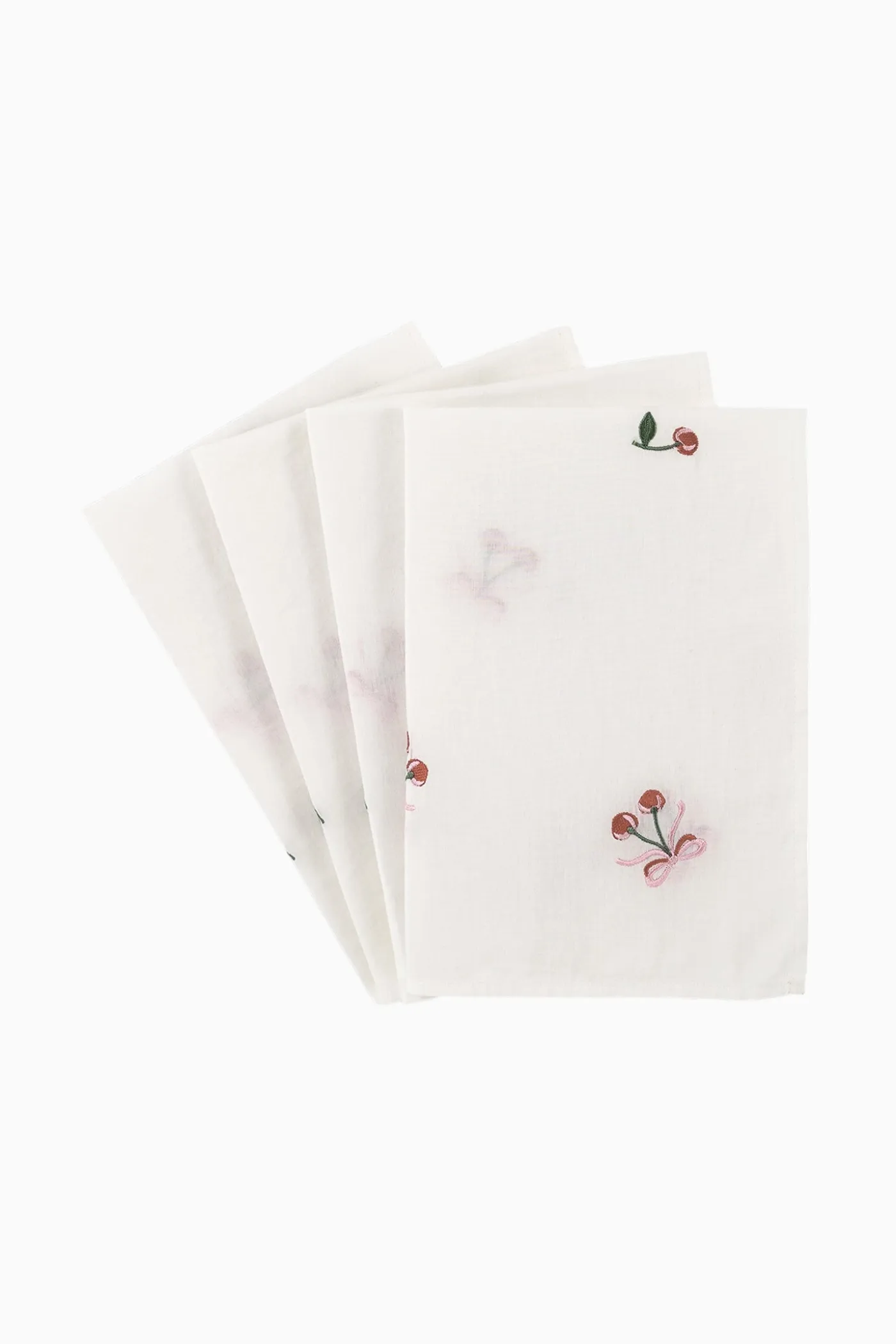 Embroidered Napkins - Set of 4