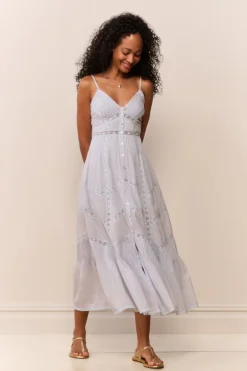 Esilda Heritage Cotton Midi Dress