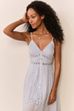 Esilda Heritage Cotton Midi Dress