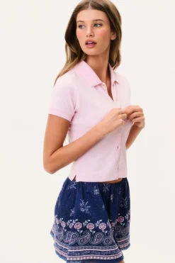 Finlynn Button-Up Polo