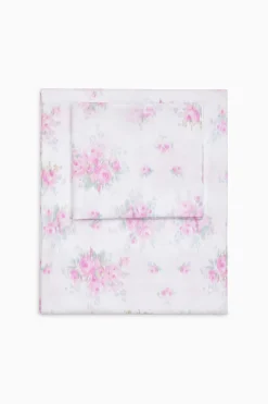 Floral Cotton Sateen Sheet Set