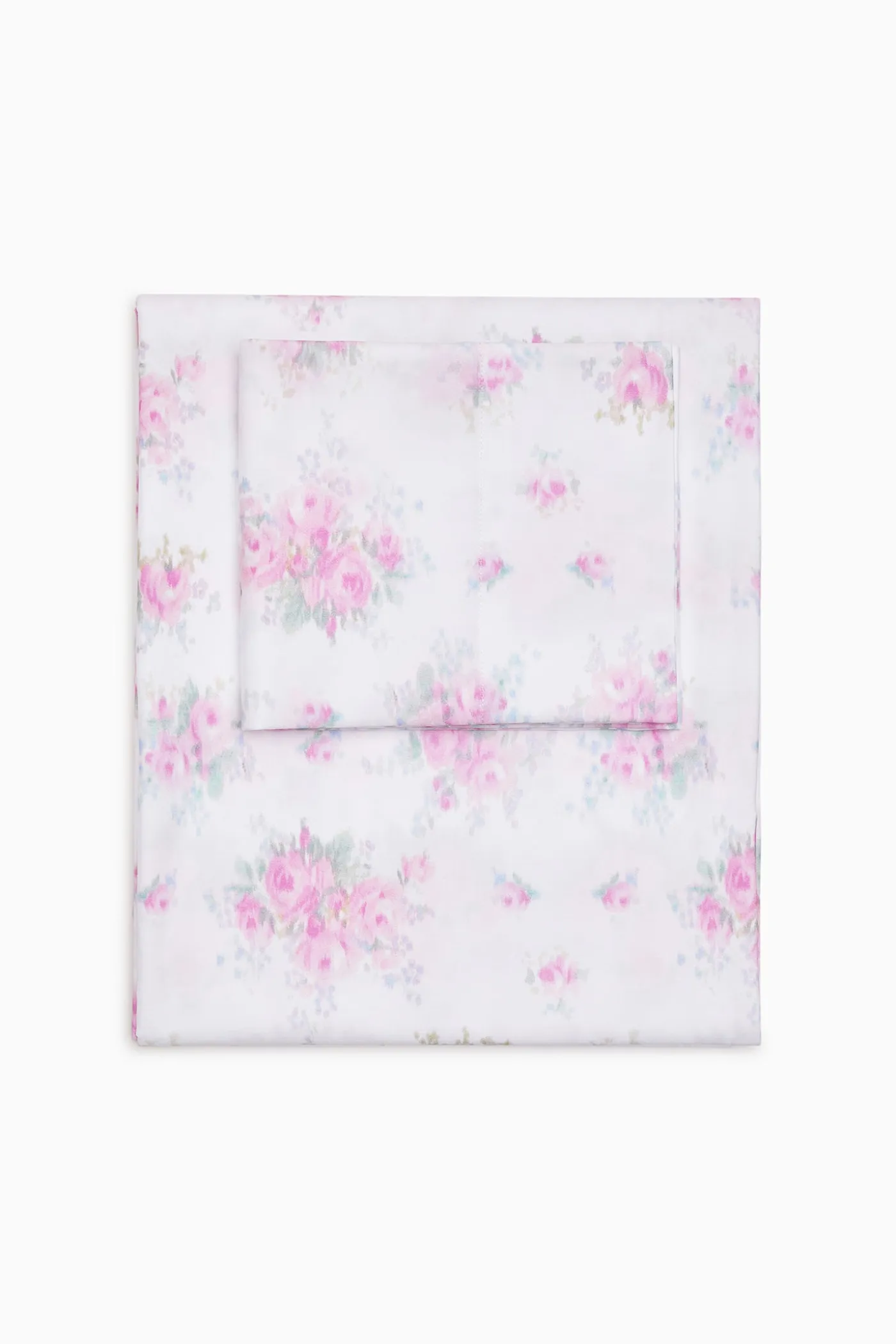 Floral Cotton Sateen Sheet Set