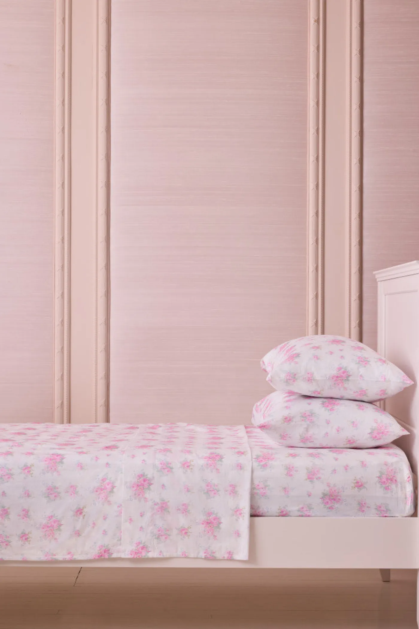 Floral Cotton Sateen Sheet Set
