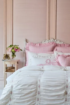 Forever In Love Embroidered Duvet Cover + Sham Set