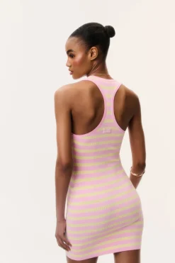 Gayle Striped Knit Tank Dress