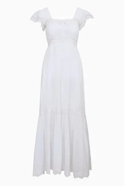 Georgine Cotton Lace Maxi Dress