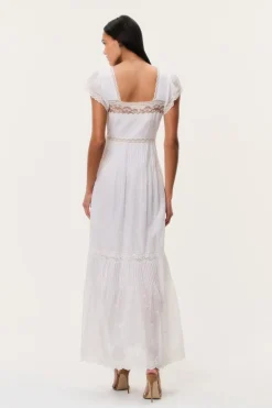 Georgine Cotton Lace Maxi Dress