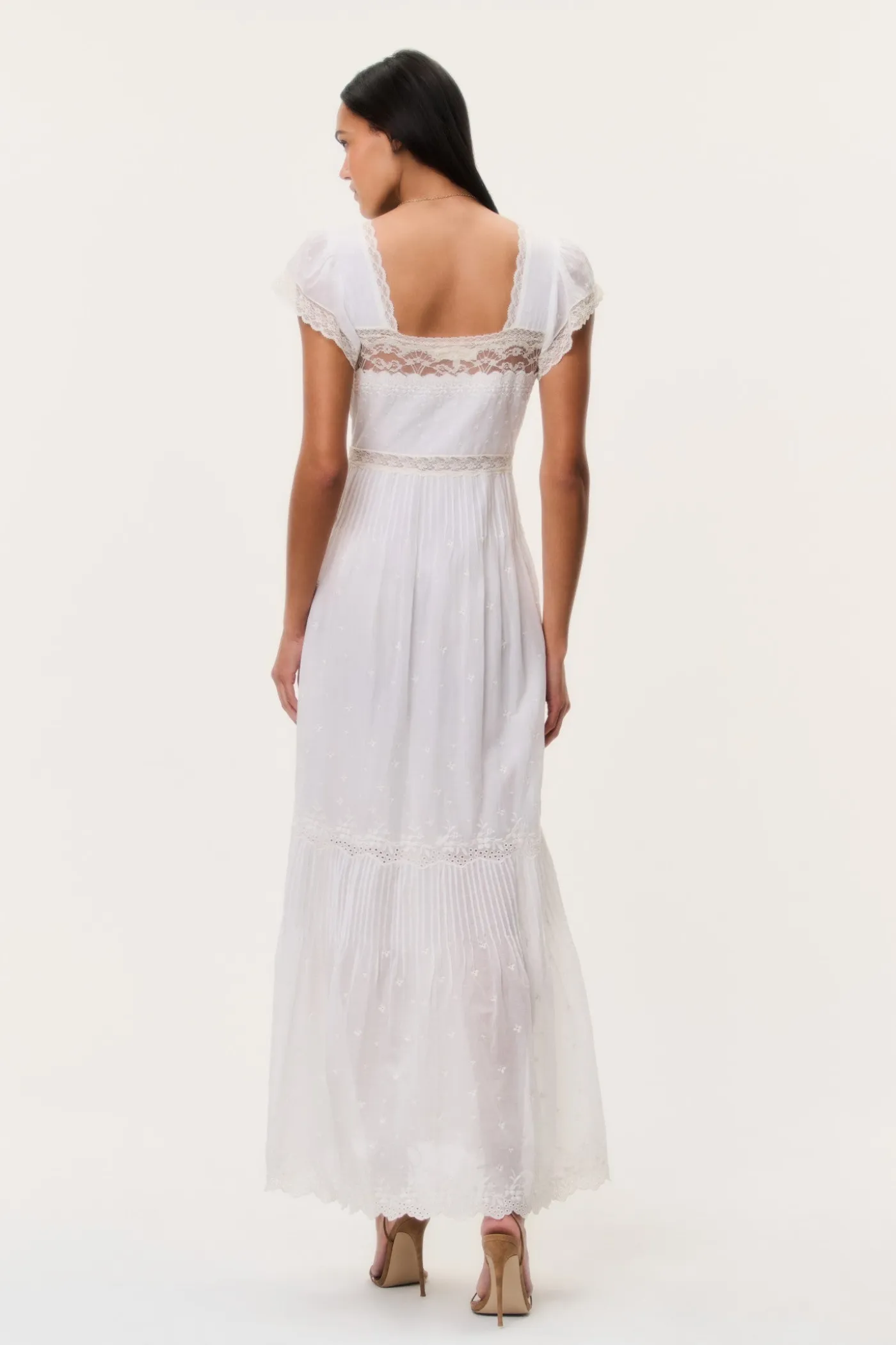 Georgine Cotton Lace Maxi Dress