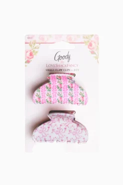 Goody x Love Shack Fancy Small Claw Clip - 2ct - Blooming Heirloom and Coquette Bow