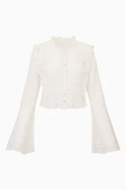 Hawthorn Cotton Eyelet Blouse