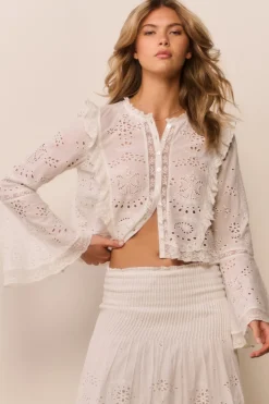 Hawthorn Cotton Eyelet Blouse