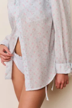 Hudley Floral Cotton Unisex Shirt