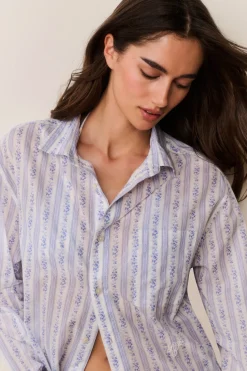 Hudley Floral Cotton Unisex Shirt