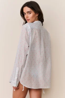 Hudley Floral Cotton Unisex Shirt