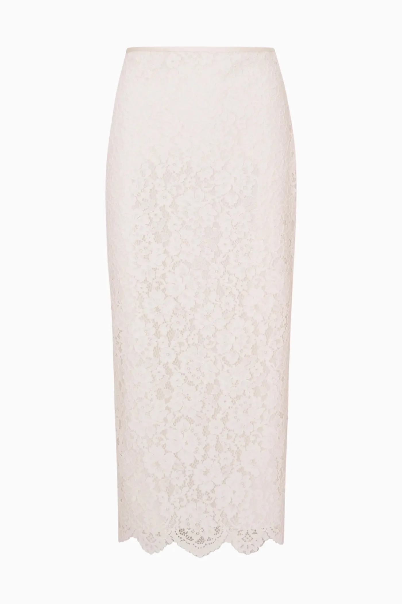 Ilse Lace Midi Pencil Skirt