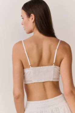 Ismene Cotton Victorian Bralette Top