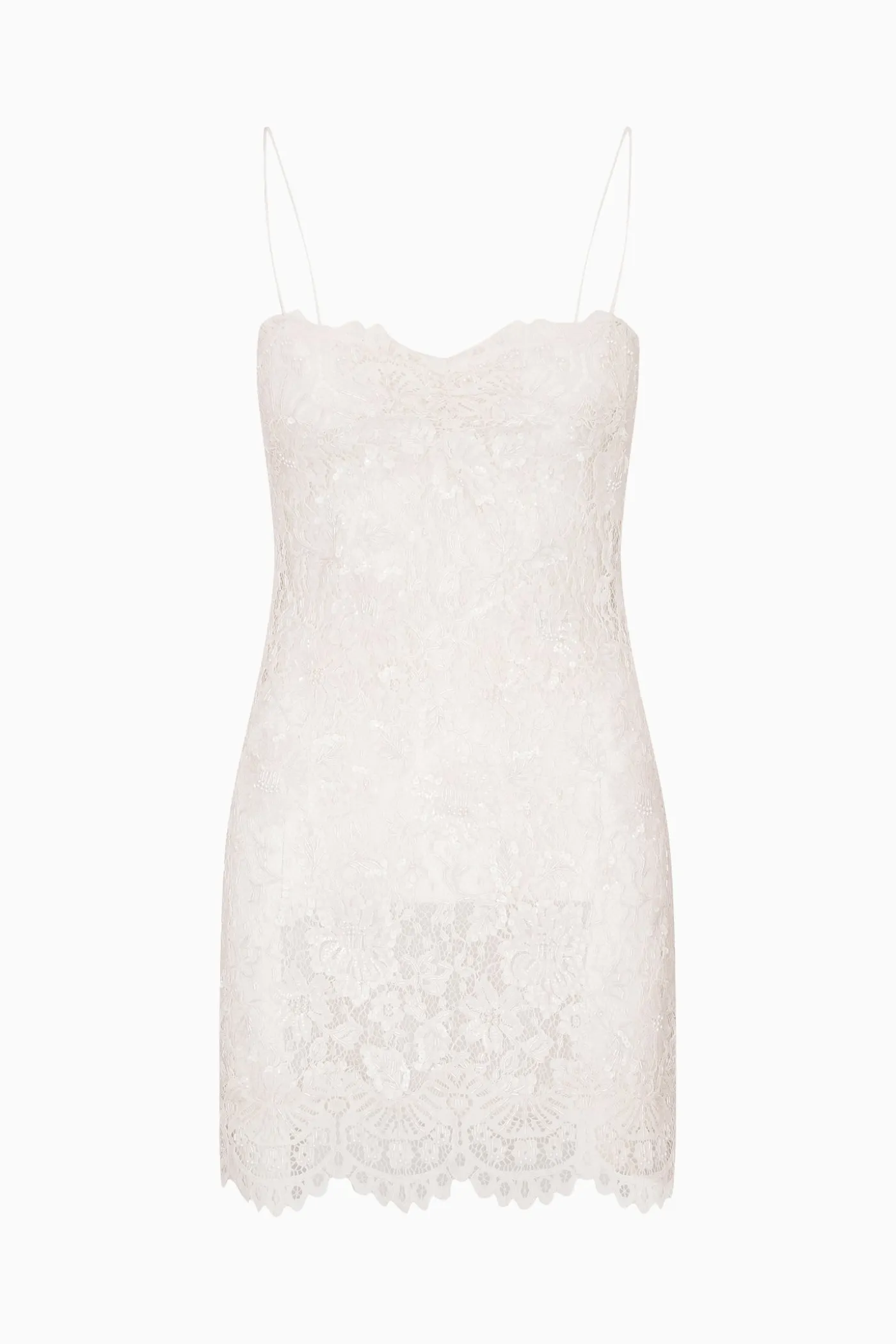 Jetta Sequin Lace Mini Dress