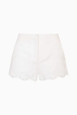 Jodine Eyelet Linen Shorts