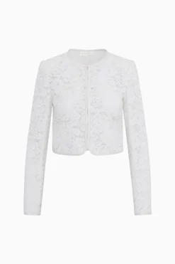 Junetta Cropped Lace Jacket