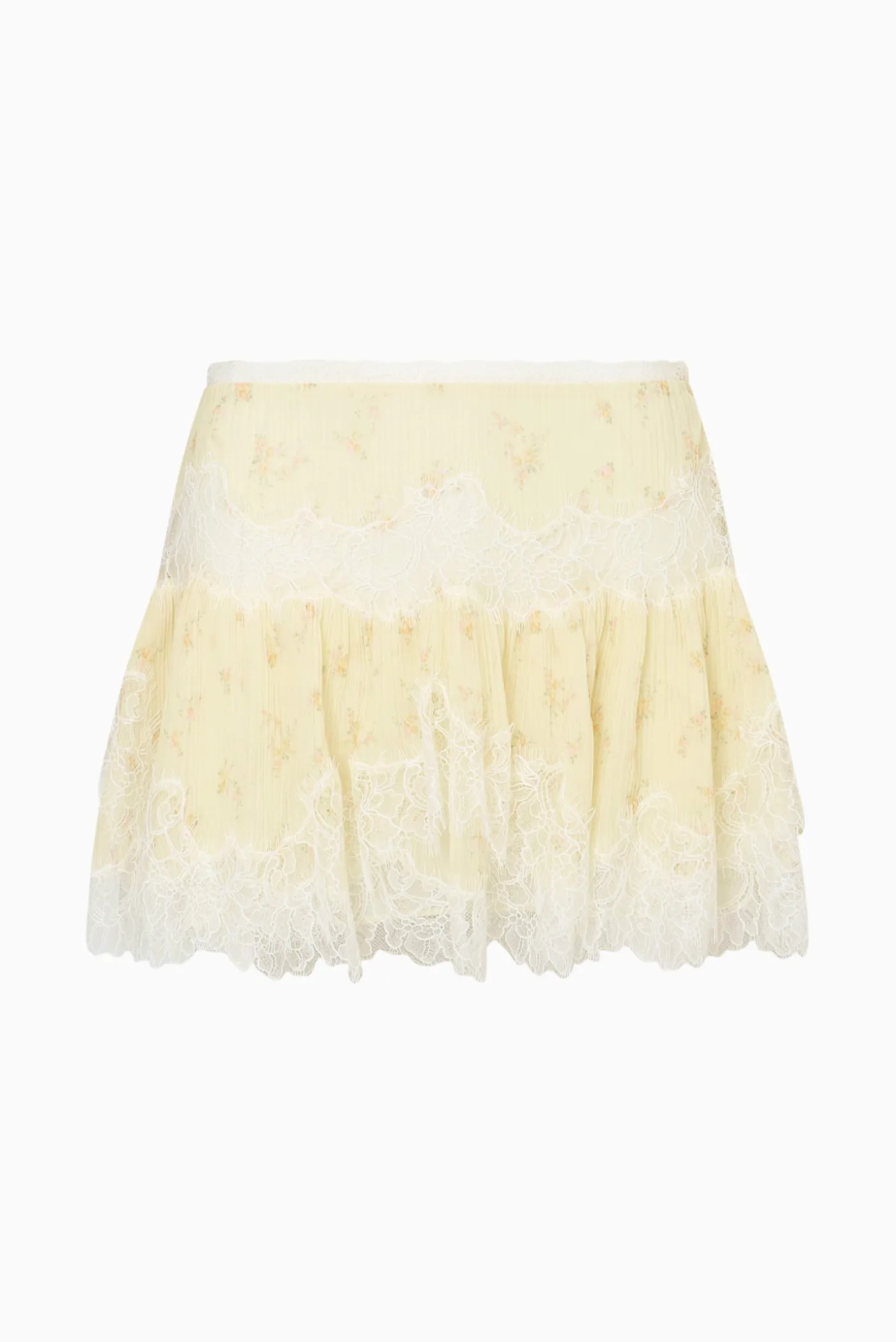 Kellison Cotton-Silk Mini Skirt