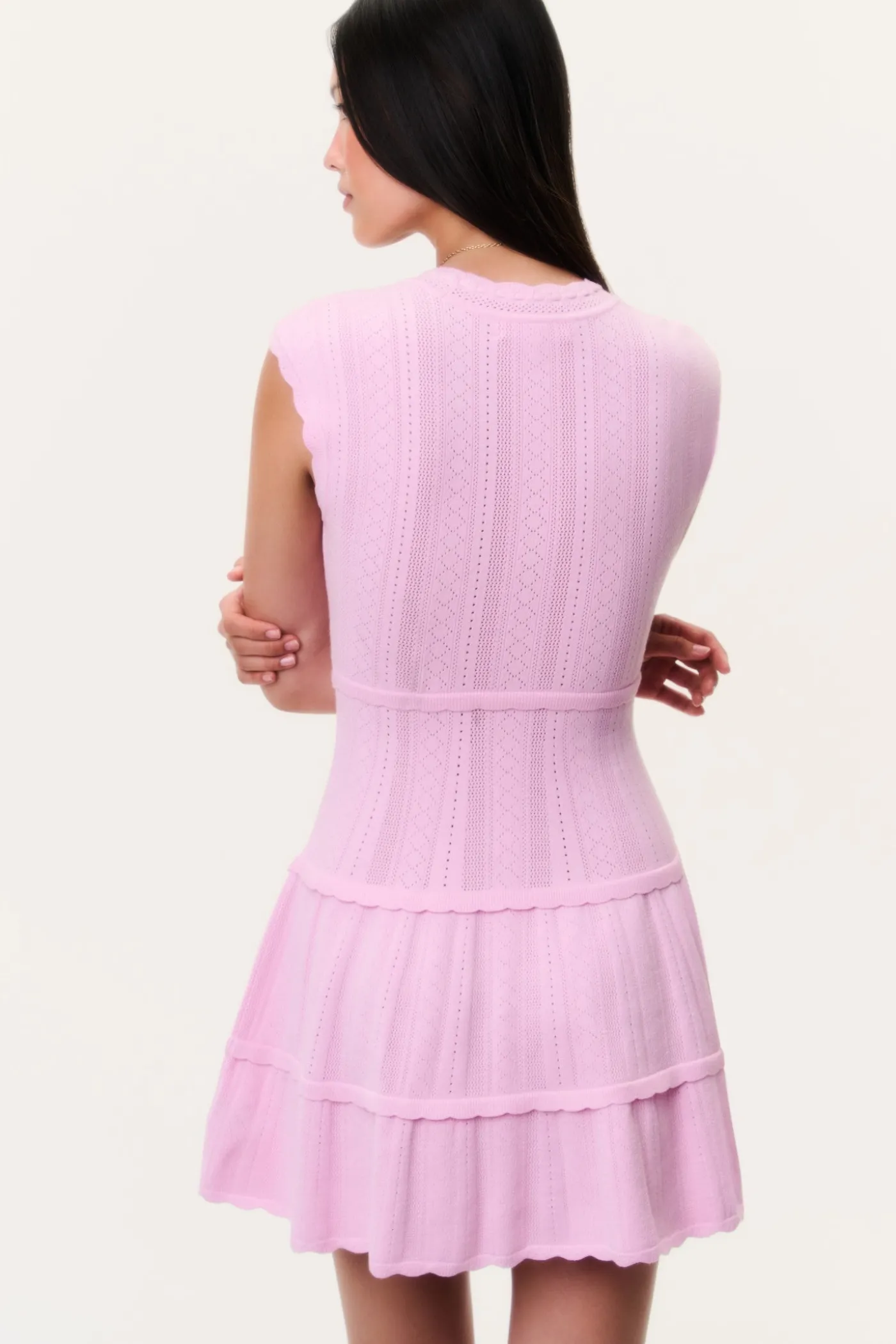 Laighton Stretch Pointelle Mini Dress