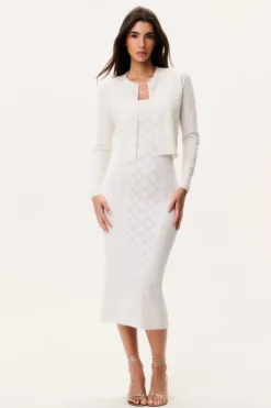 Laken Cotton Pointelle Cardigan