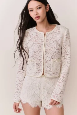 Lavendine Lace Mini Shorts