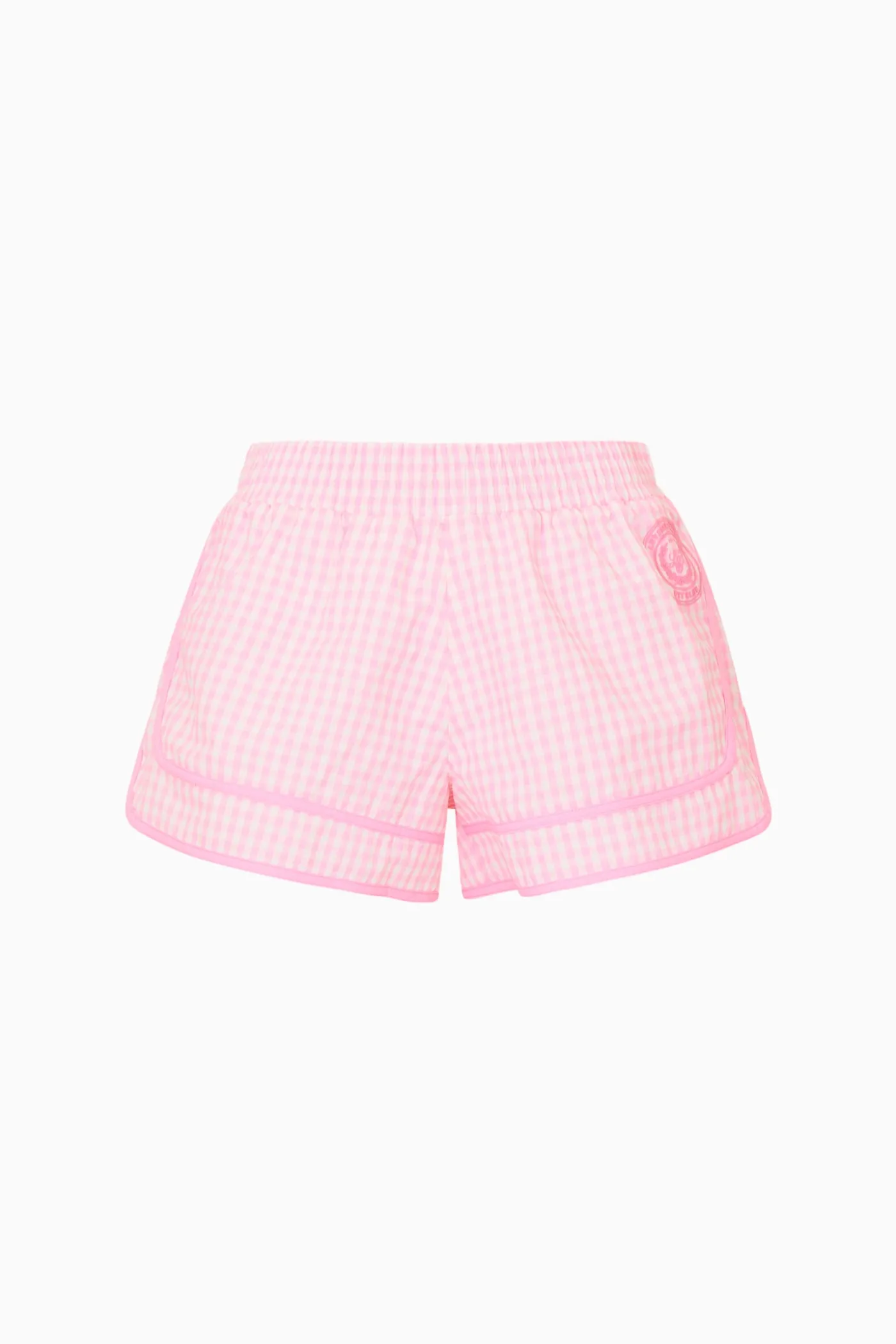 Lavey Gingham Windbreaker Shorts