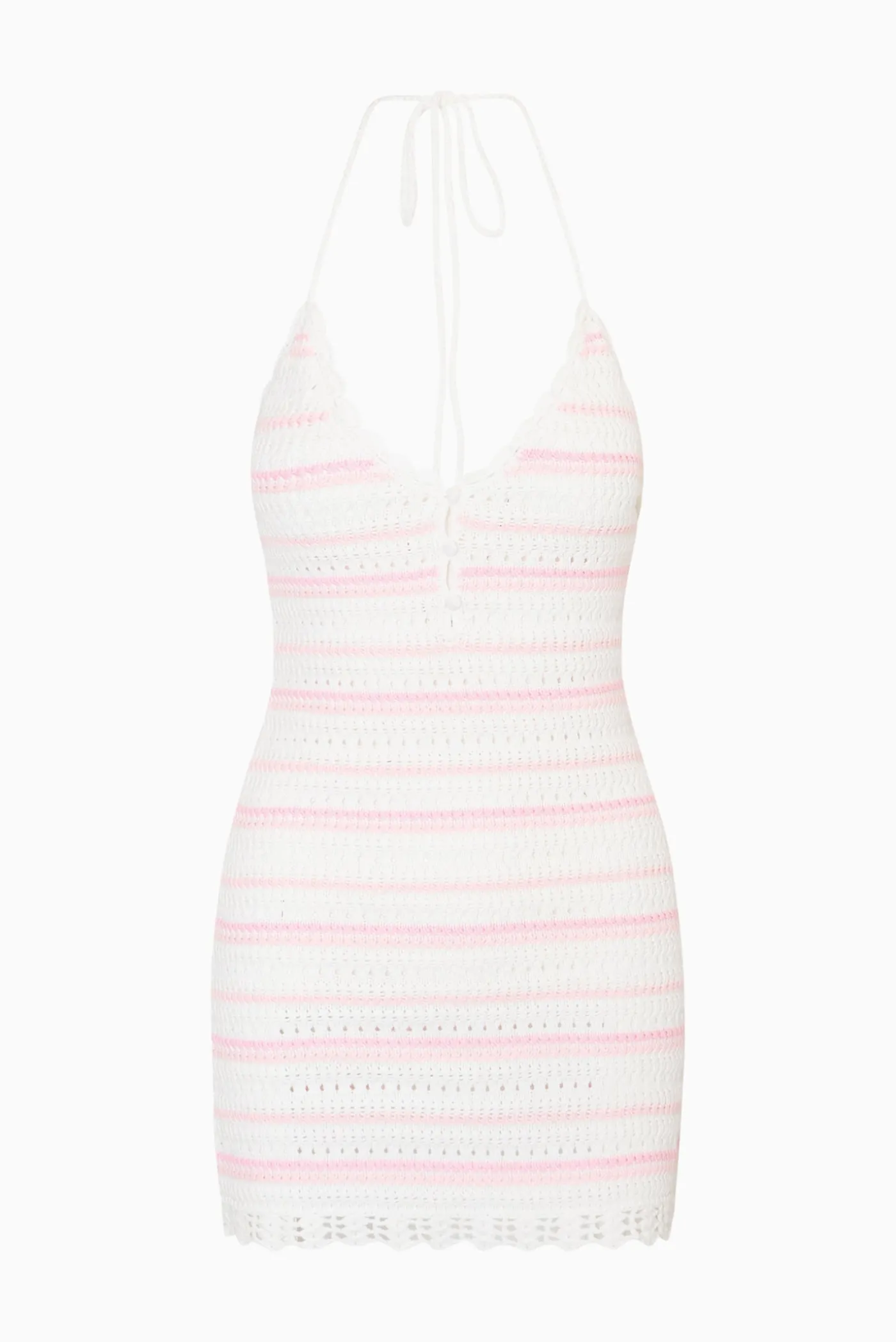 Lilibelle Cotton Crochet Mini Dress