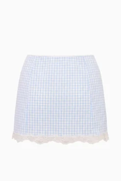Lilosa Gingham Swim Skirt