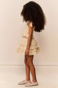 Little Girls Blooming Floral Billie Skirt