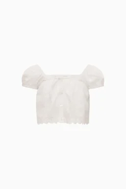 Little Girls Cotton Lace Leonna Top