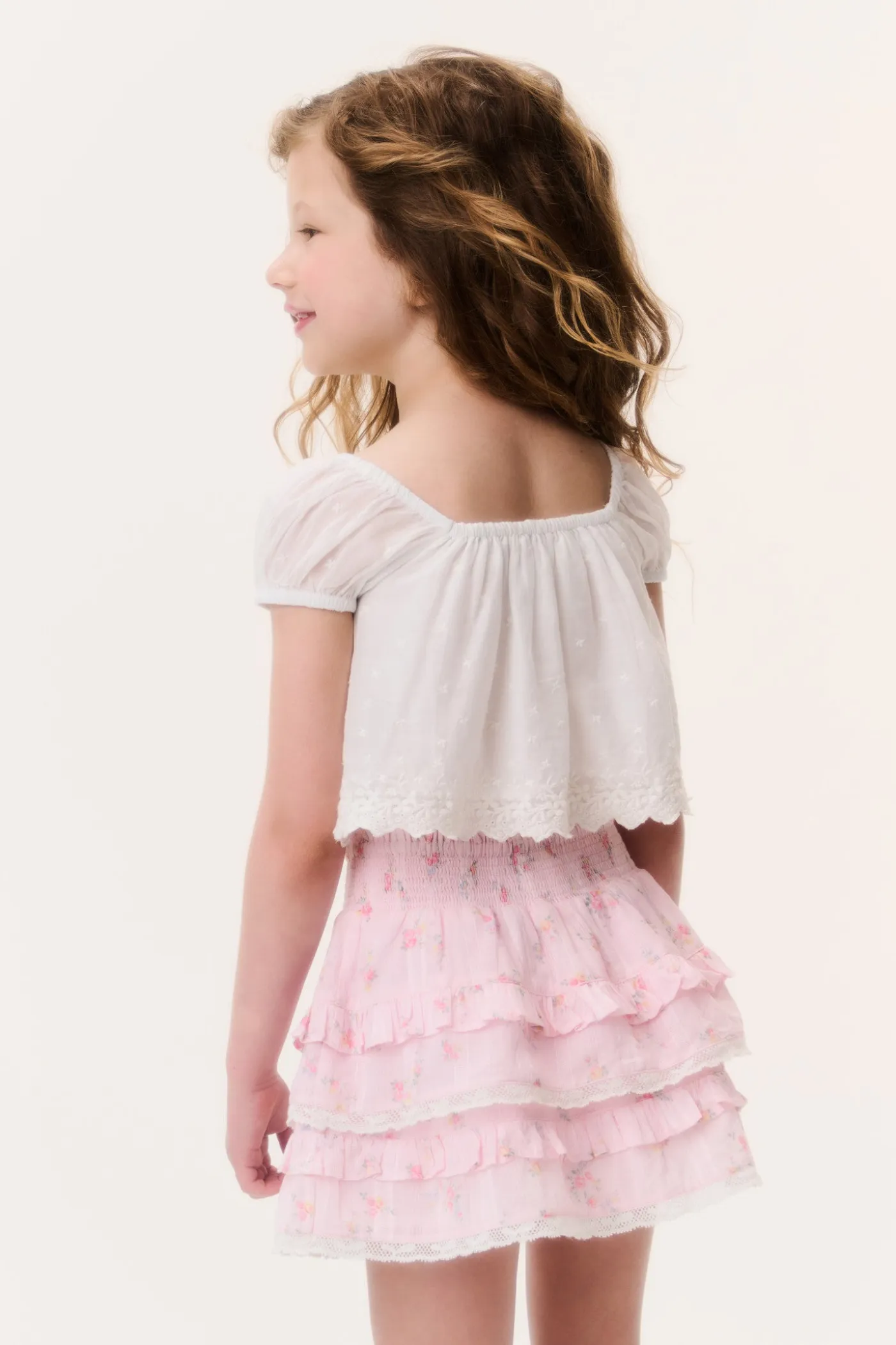 Little Girls Ditsy Floral Billie Skirt