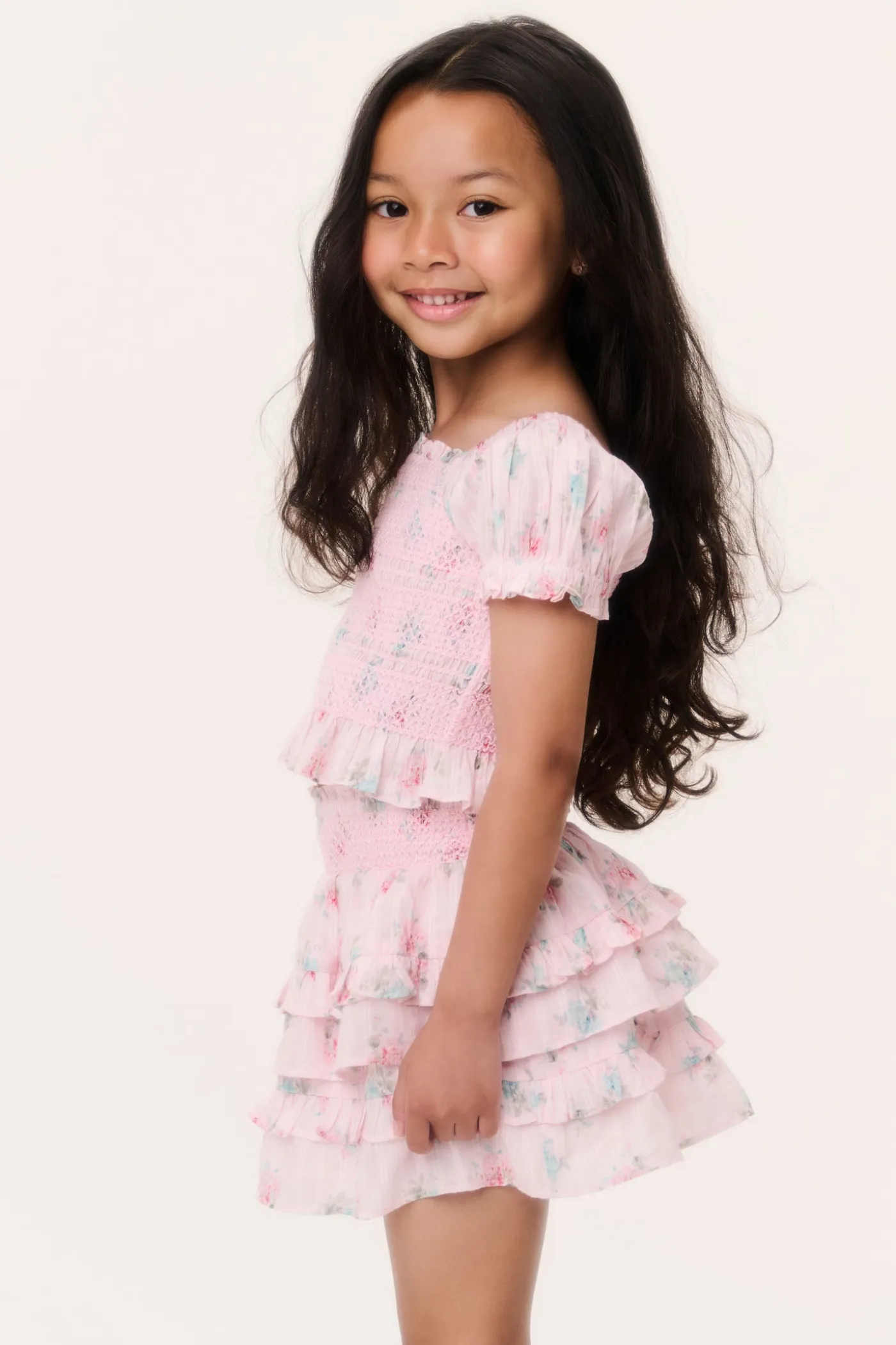 Little Girls Eau de Rose Billie Skirt