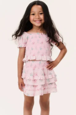 Little Girls Eau de Rose Billie Skirt