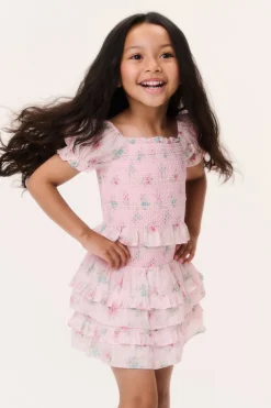 Little Girls Eau de Rose Fabielle Top