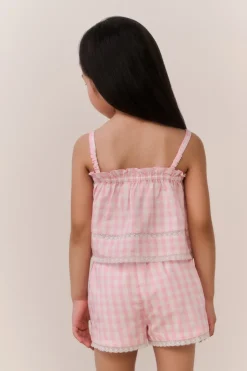 Little Girls Georgie Gingham Shorts
