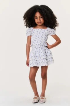 Little Girls Indigo Cloud Billie Skirt