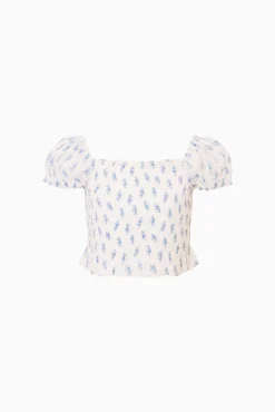 Little Girls Indigo Cloud Fabielle Top