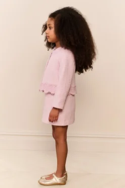 Little Girls Lace Tweed Erina Jacket