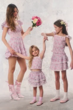 Little Girls Re-Edition Billie Floral Skirt