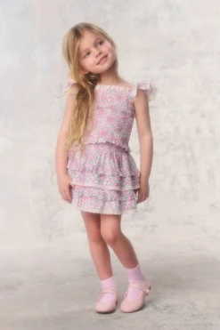 Little Girls Re-Edition Caspia Floral Top