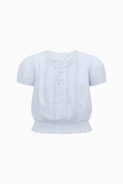 Little Girls Shoreline Cotton Top